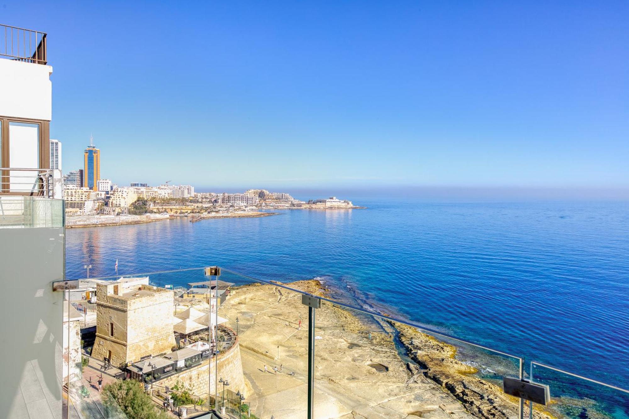 Seafront Sliema Apartment With Balcony & Sea Views By Jl 外观 照片